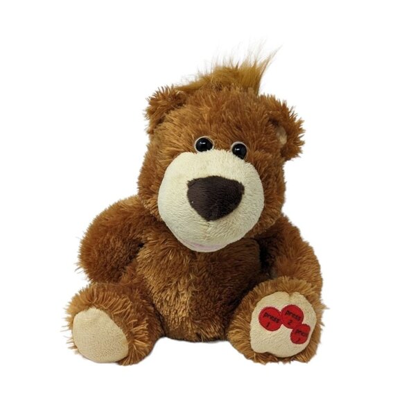 Imagine Nation Brown Storyteller Talking Teddy Bear Plush Stuffed Animal Toy - Picture 6 of 7